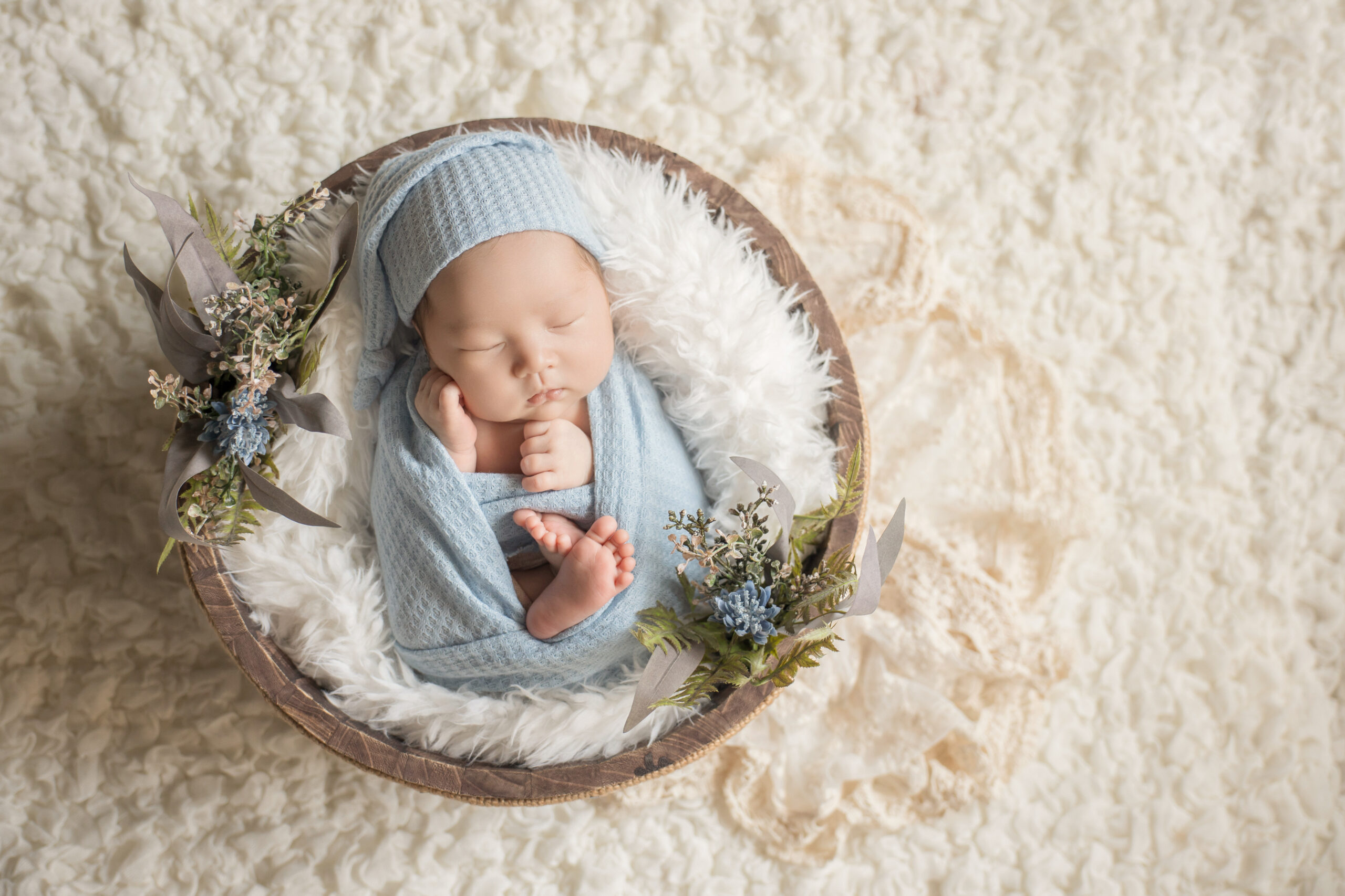 スリーピングニューボーンフォト・出産記念フォト