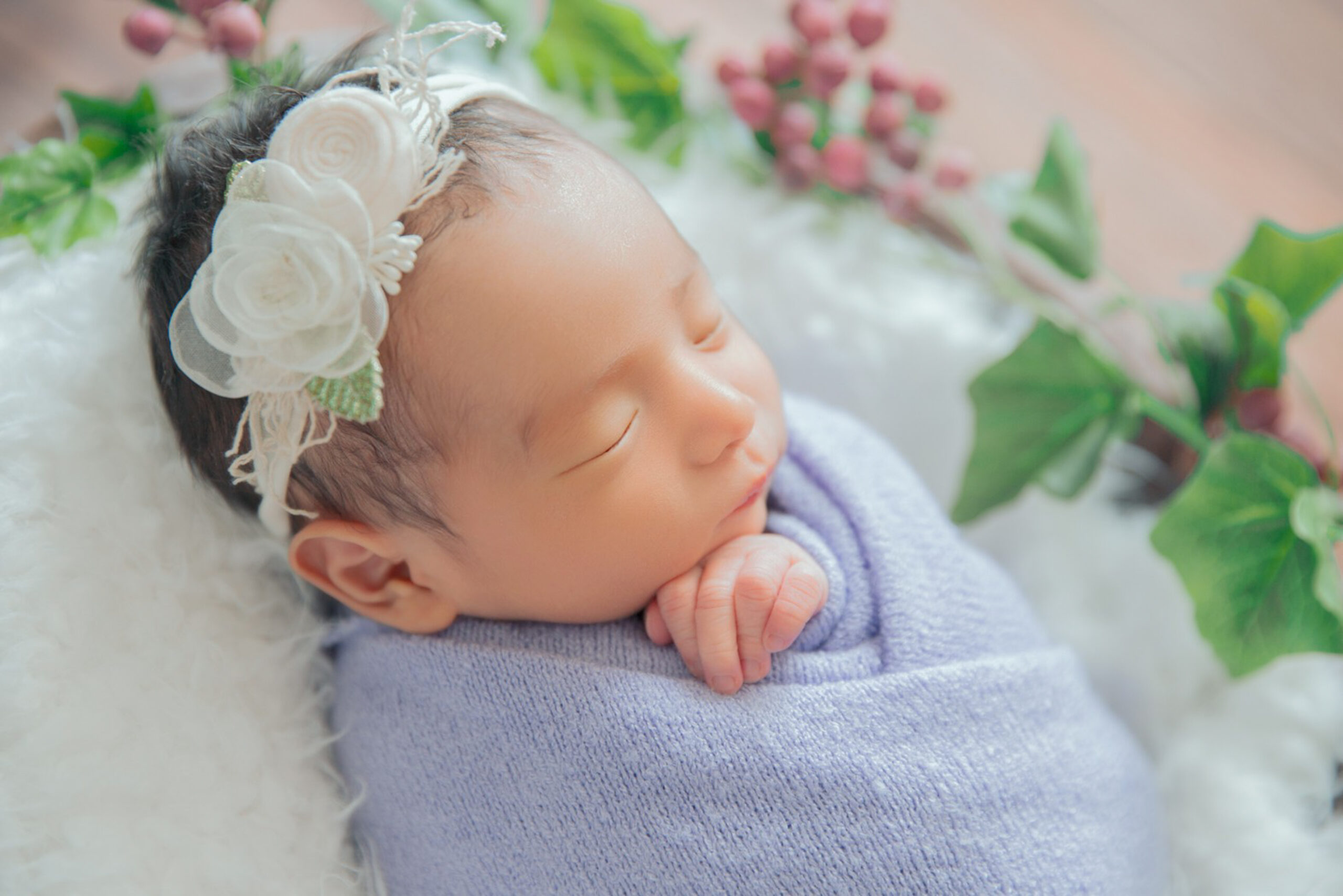 スリーピングニューボーンフォト・出産記念フォト