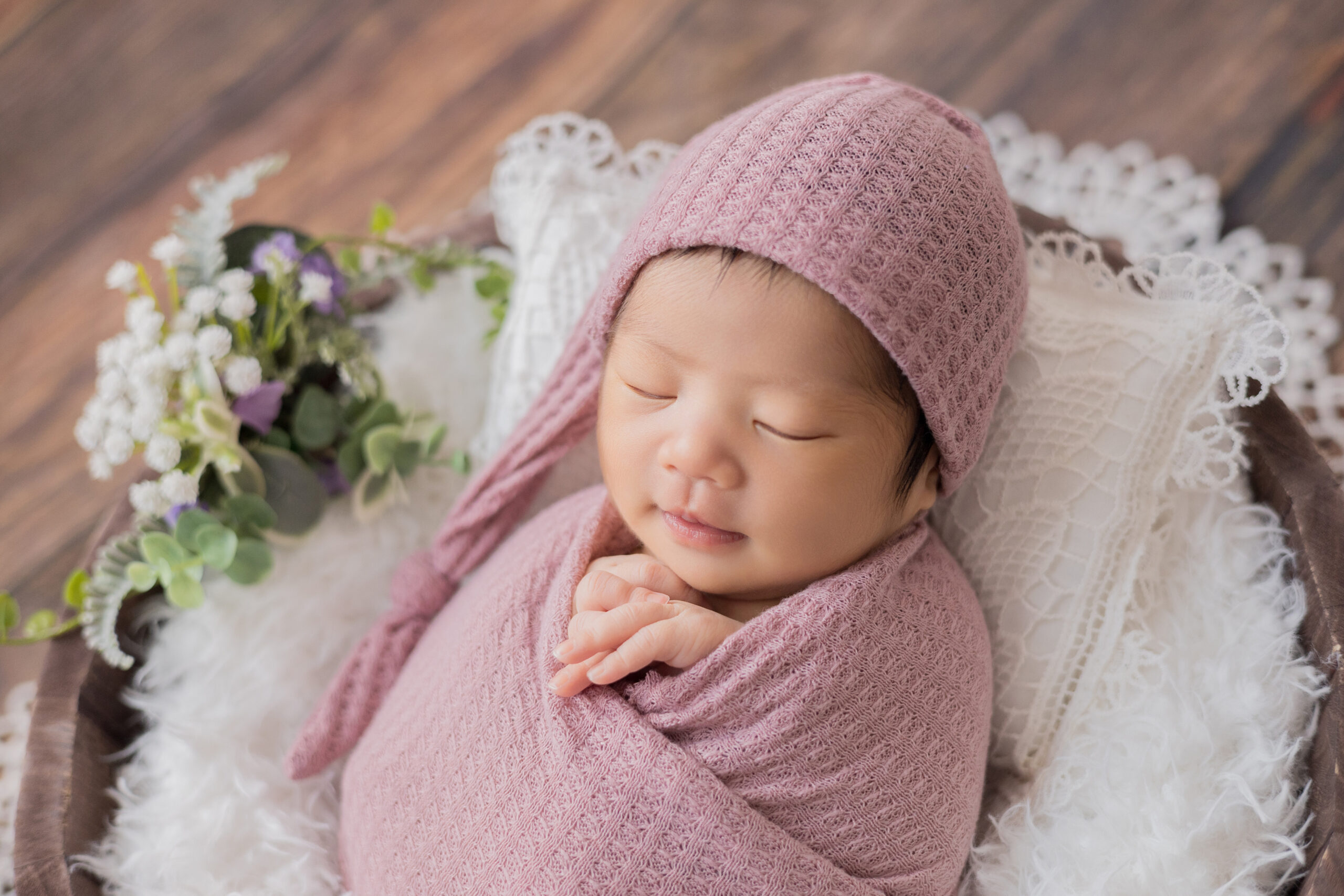 スリーピングニューボーンフォト・出産記念フォト
