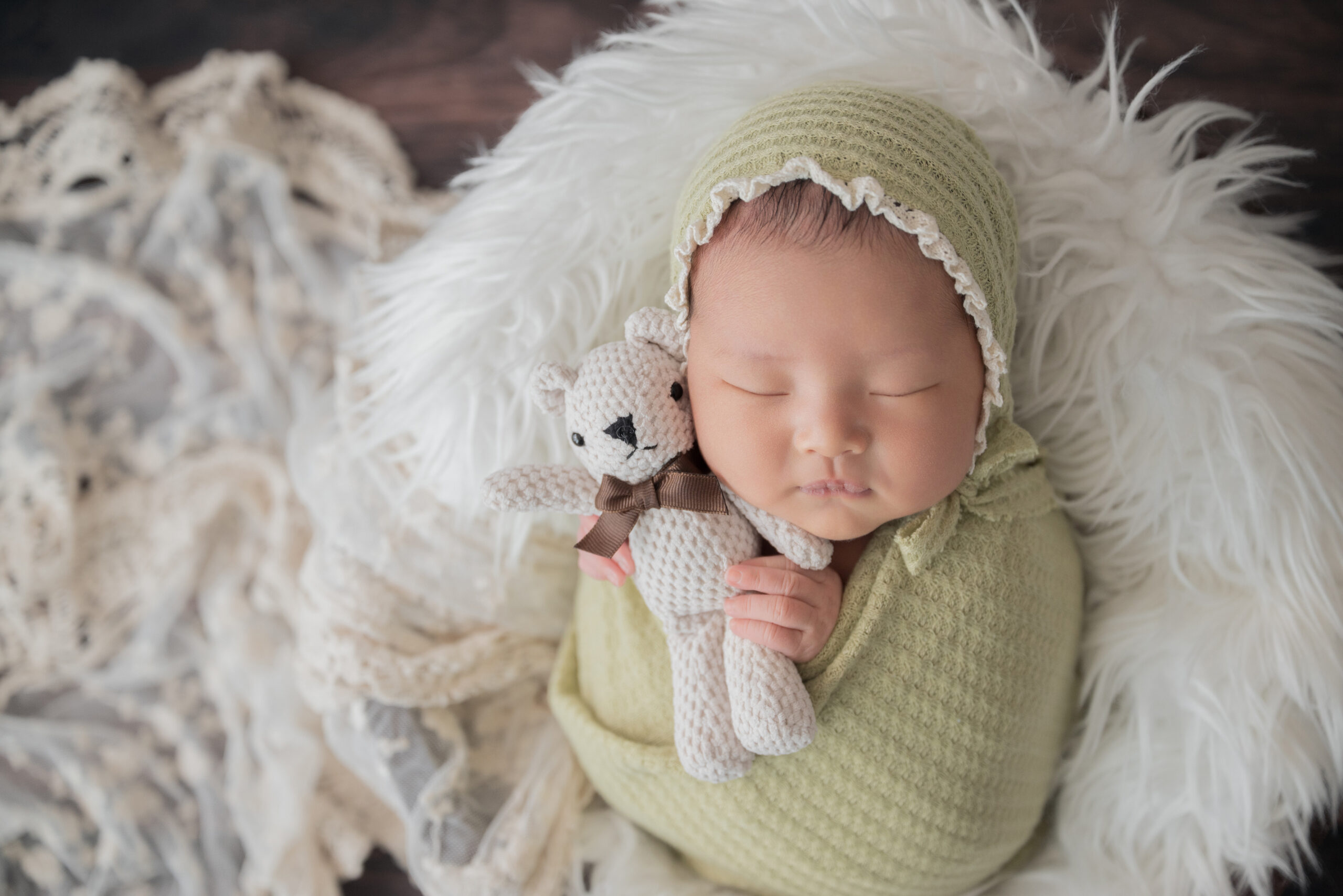 スリーピングニューボーンフォト・出産記念フォト